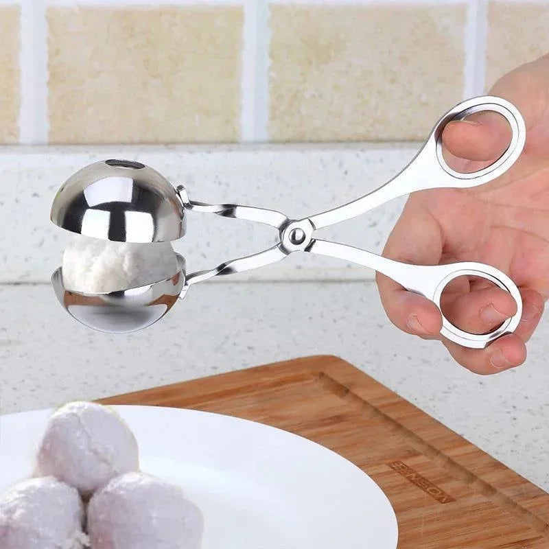 Meat Ball Maker Tool Stainless Steel Clip Round Rice Ball Shaper Spoon Meatball Making Mold Non Stick Stuffed Kitchen Gadget Meat Ball Maker Tool Stainless Steel Clip Round Rice Ball Shaper Spoon Meatball Making Mold Non Stick Stuffed Kitchen Gadget